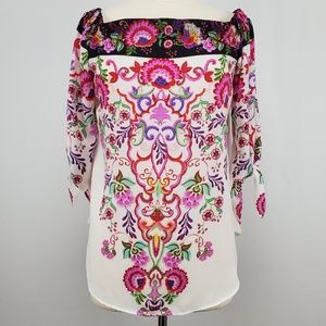 Chenault Off The Shoulder Floral Top